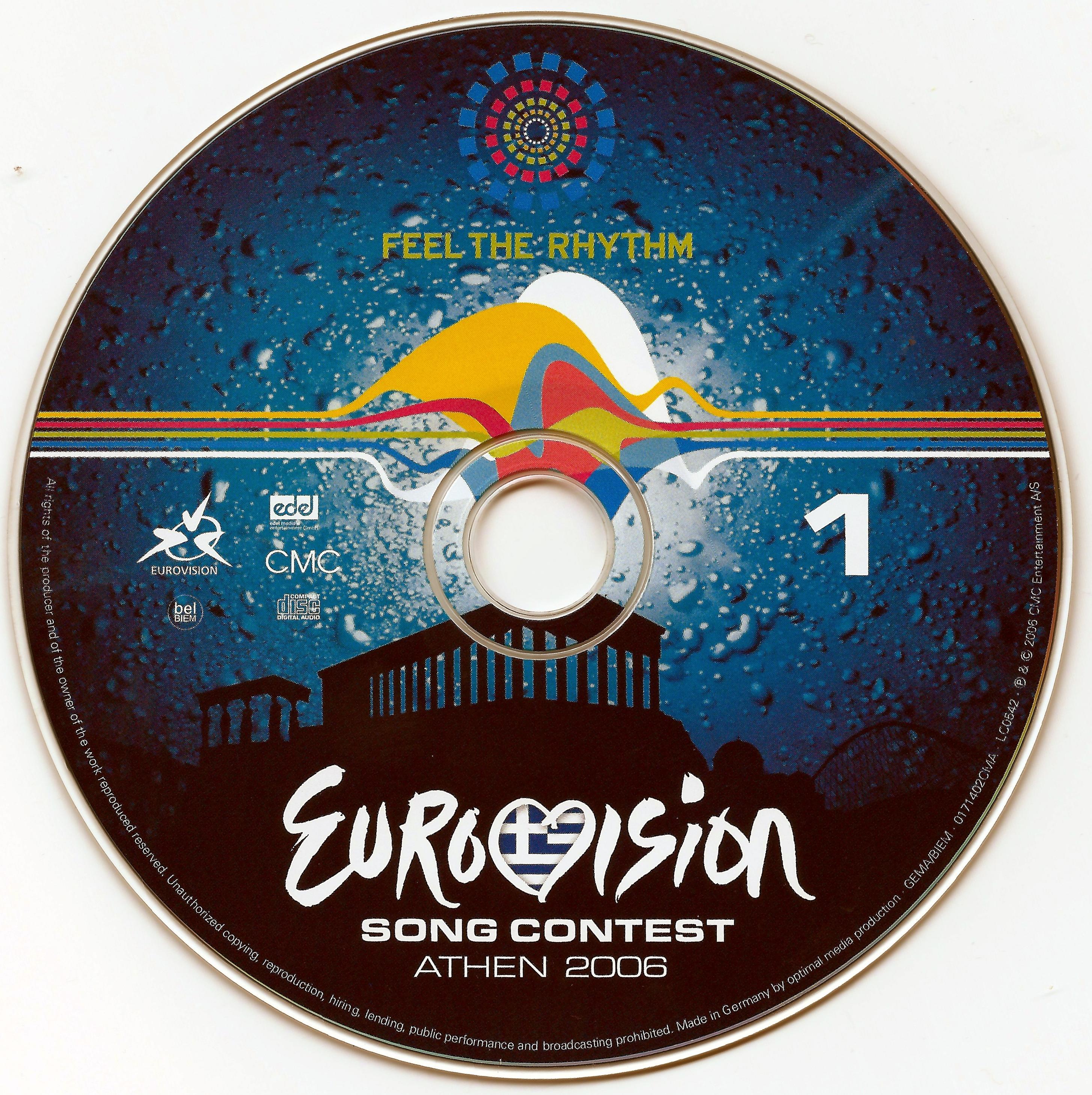 Eurovision Song Contest 2006; Athens : CD1